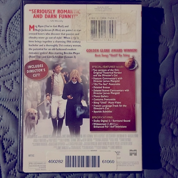 🍀$12bundle2 Kate & Leopold (2001) PG13 DVD Director & original theater versions - Picture 2 of 5